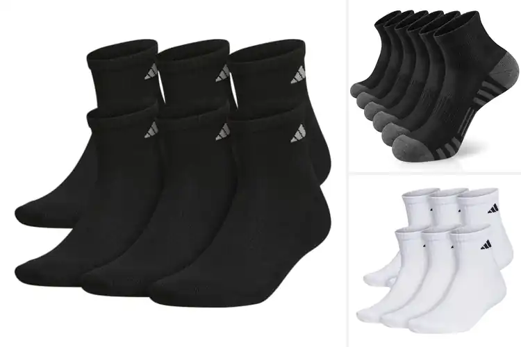 Detailed view of Best Athletic Quarter Socks