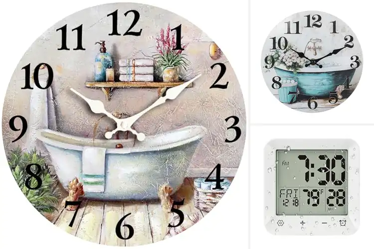 Detailed view of Best Bathroom Clocks: 10 Stylish & Functional Picks