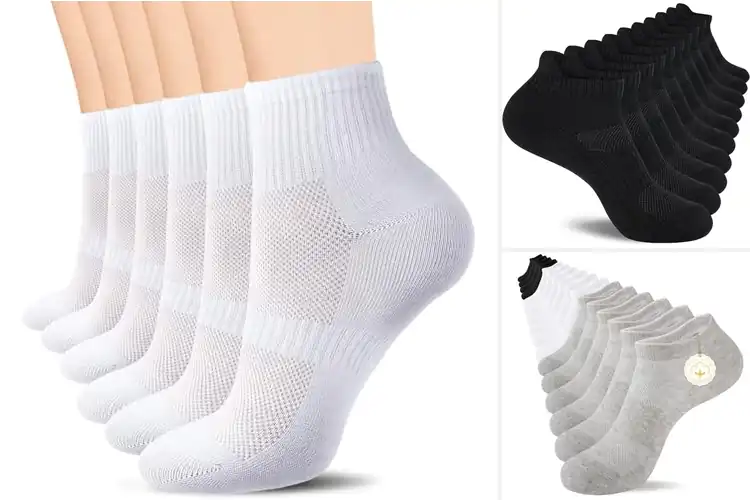 Detailed view of Best Breathable Cotton Socks