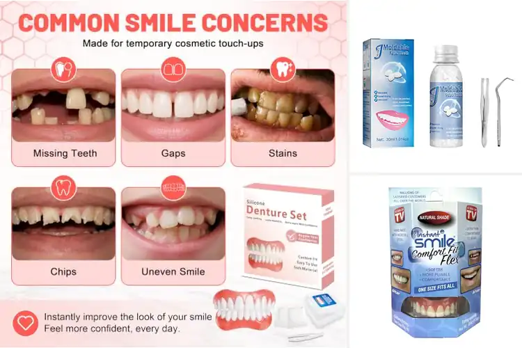 Detailed view of Best False Teeth