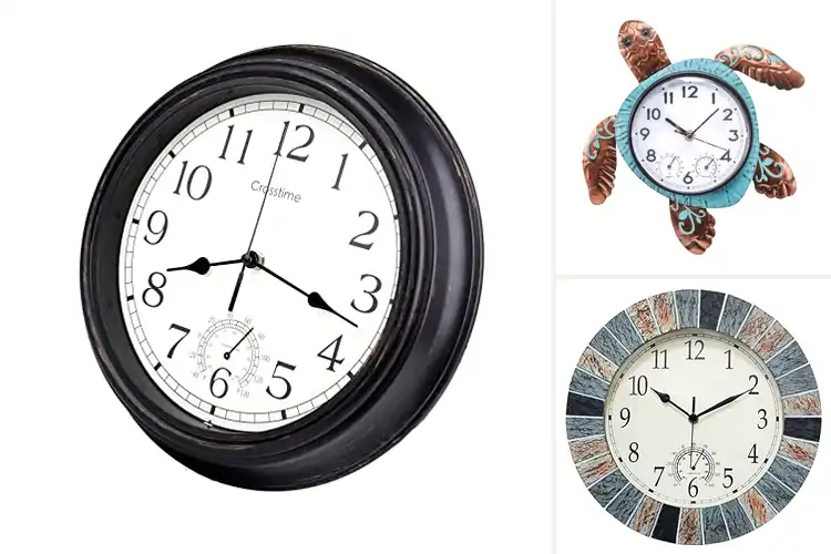 Detailed view of Best Garden Clocks: Style & Durability for Outdoor Spaces