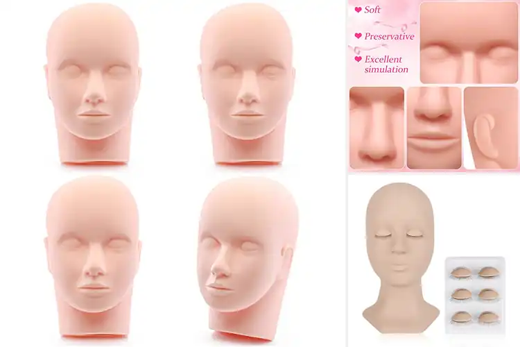 Detailed view of Best Lash Mannequin Heads: Master Your Lash Skills