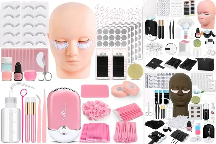 Detailed view of Best Lash Practice Kits: Master Extensions with Confidence
