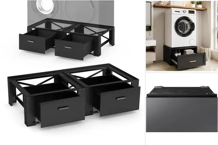 Detailed view of Best Laundry Pedestals with Drawers