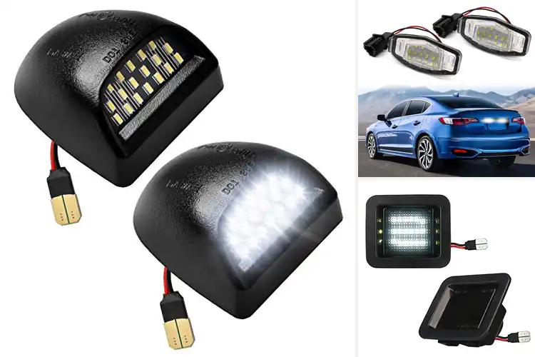Detailed view of Best License Plate Light Assemblies