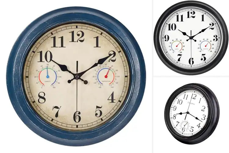 Detailed view of Best Patio Clocks: Top Picks for Your Outdoor Space