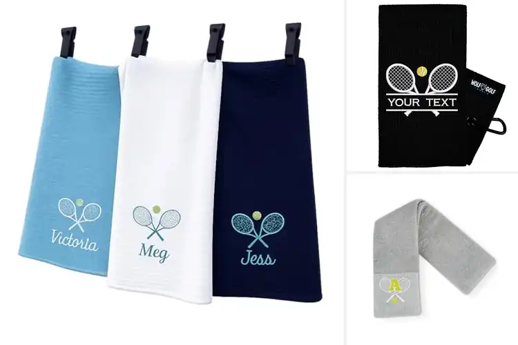 Detailed view of Best Personalized Tennis Towels