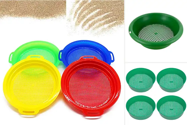 Detailed view of best plastic sifters: lightweight, durable & easy to clean