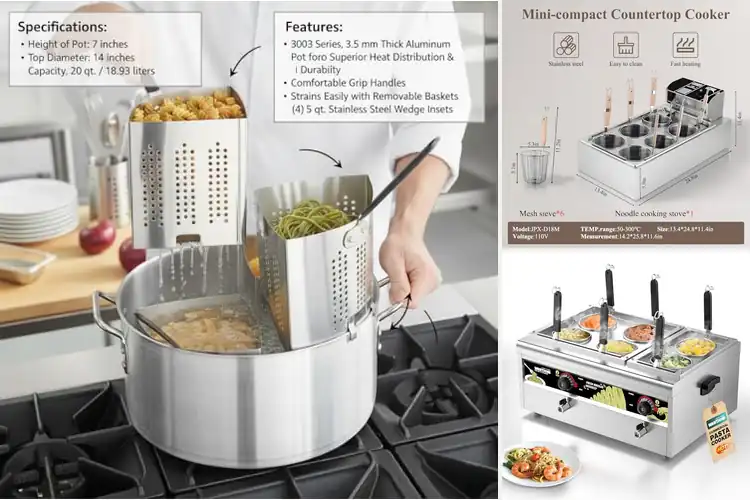 Detailed view of Best Restaurant Pasta Boilers