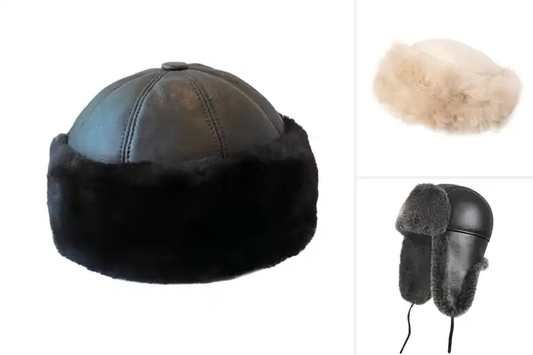 Detailed view of Best Sheepskin Shearling Hats for Cozy Style
