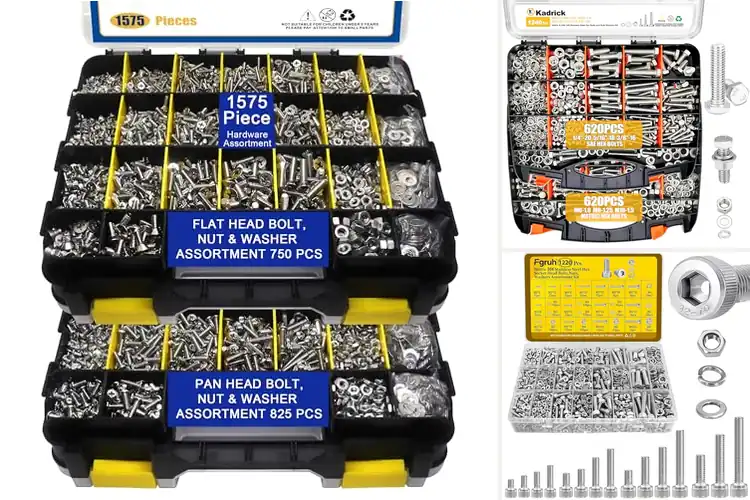 Detailed view of Best Steel Fastener Kits: Top 10 Picks for DIY & Pros