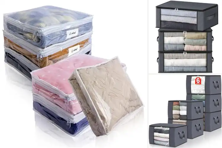 Detailed view of Best Sweater Storage Bags: Keep Clothes Fresh & Safe