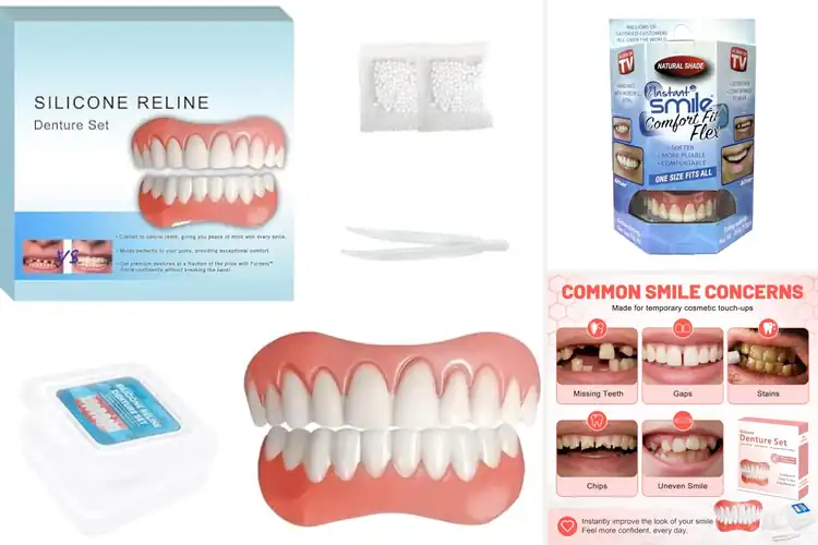 Detailed view of Best Temporary Dentures: Transform Your Smile in Minutes