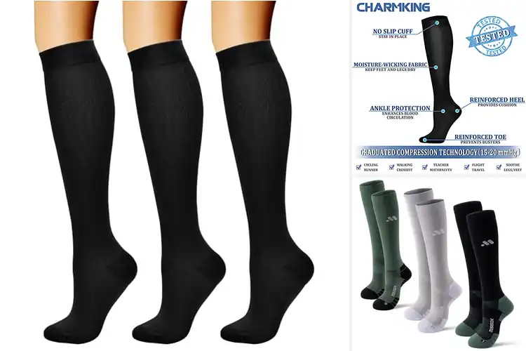 Detailed view of Best Unisex Compression Socks