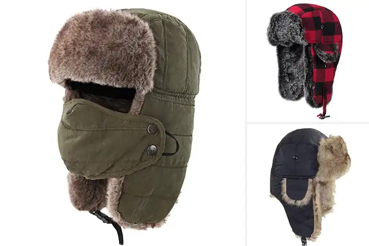 Detailed view of Best Warm Trapper Hats