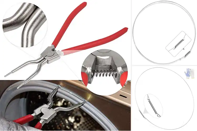 Detailed view of Best Washer Door Boot Seal Clamps
