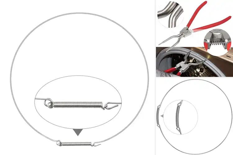Detailed view of Best Washer Door Clamps: Secure Fit for Smooth Laundry