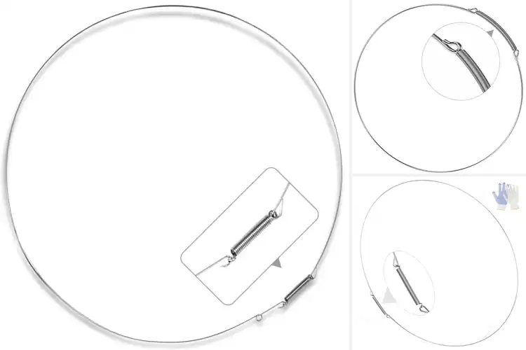 Detailed view of Best Washer Door Seal Retaining Rings