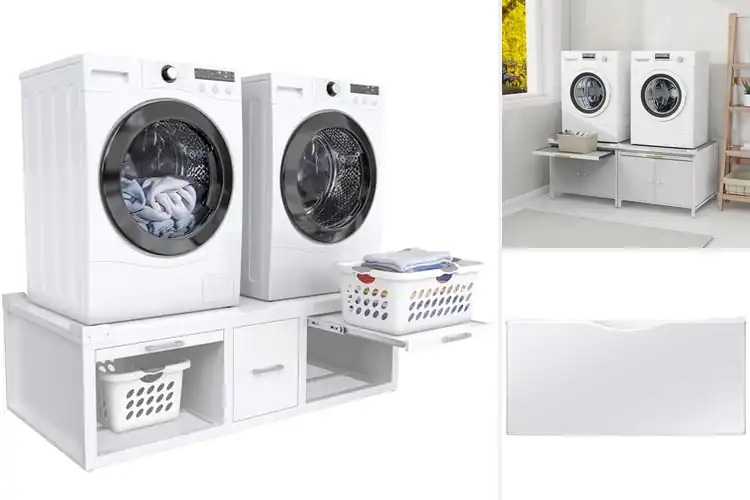 Detailed view of Best White Washer and Dryer Stands