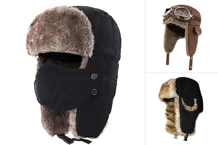 Detailed view of Best Winter Aviator Hats