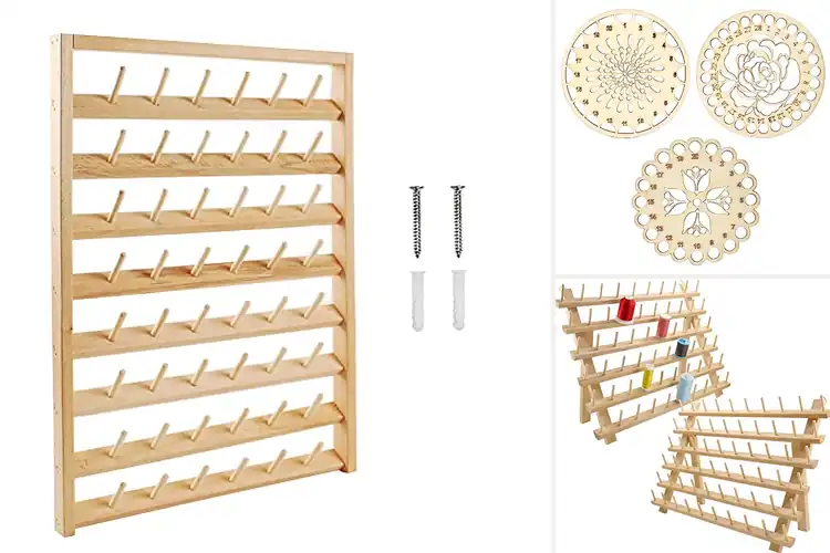 Detailed view of Best Wooden Thread Organizers